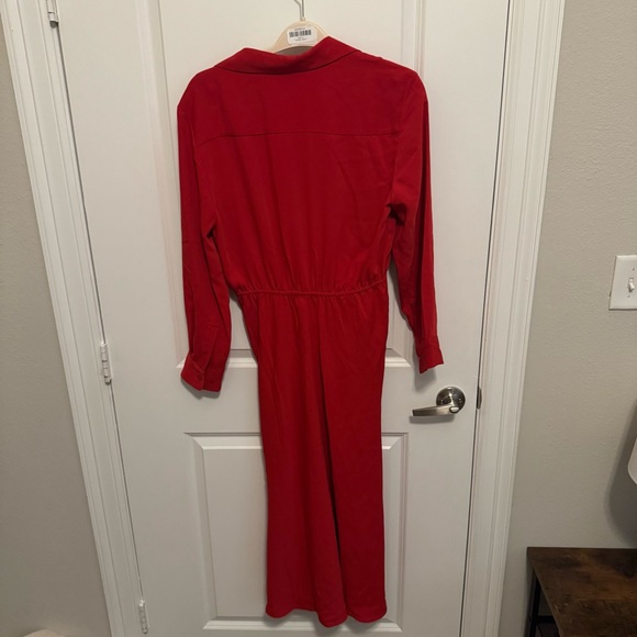 Babaton Red Collared Midi Dress - Picture 4 of 5